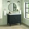 James Martin Vanities 36'' Vanity, Carbon Oak w/ 3 CM Arctic Fall Solid Surface Top 485-V36-CBO-3AF - alternate 6
